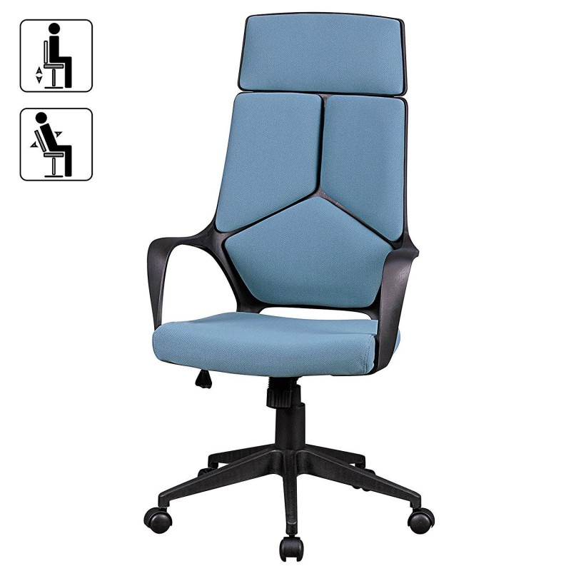 Silla Ergonómica PEGASO en Tela color Azul