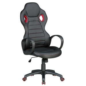 Silla Gaming TUCANA, diseño deportivo, color negro