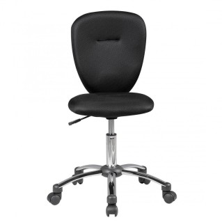 Silla para niños FLORA, en malla color negro 2