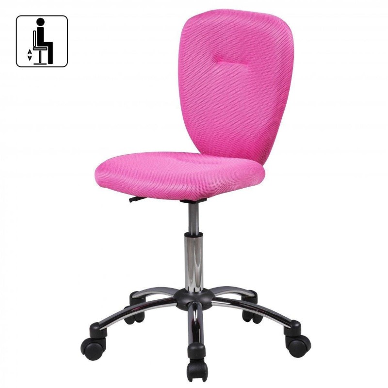 Silla para niños FLORA, en malla color negro