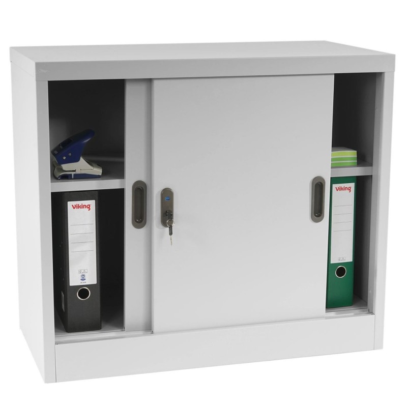 Armario archivador metálico GRYEN, 69x80x42 cm, gris