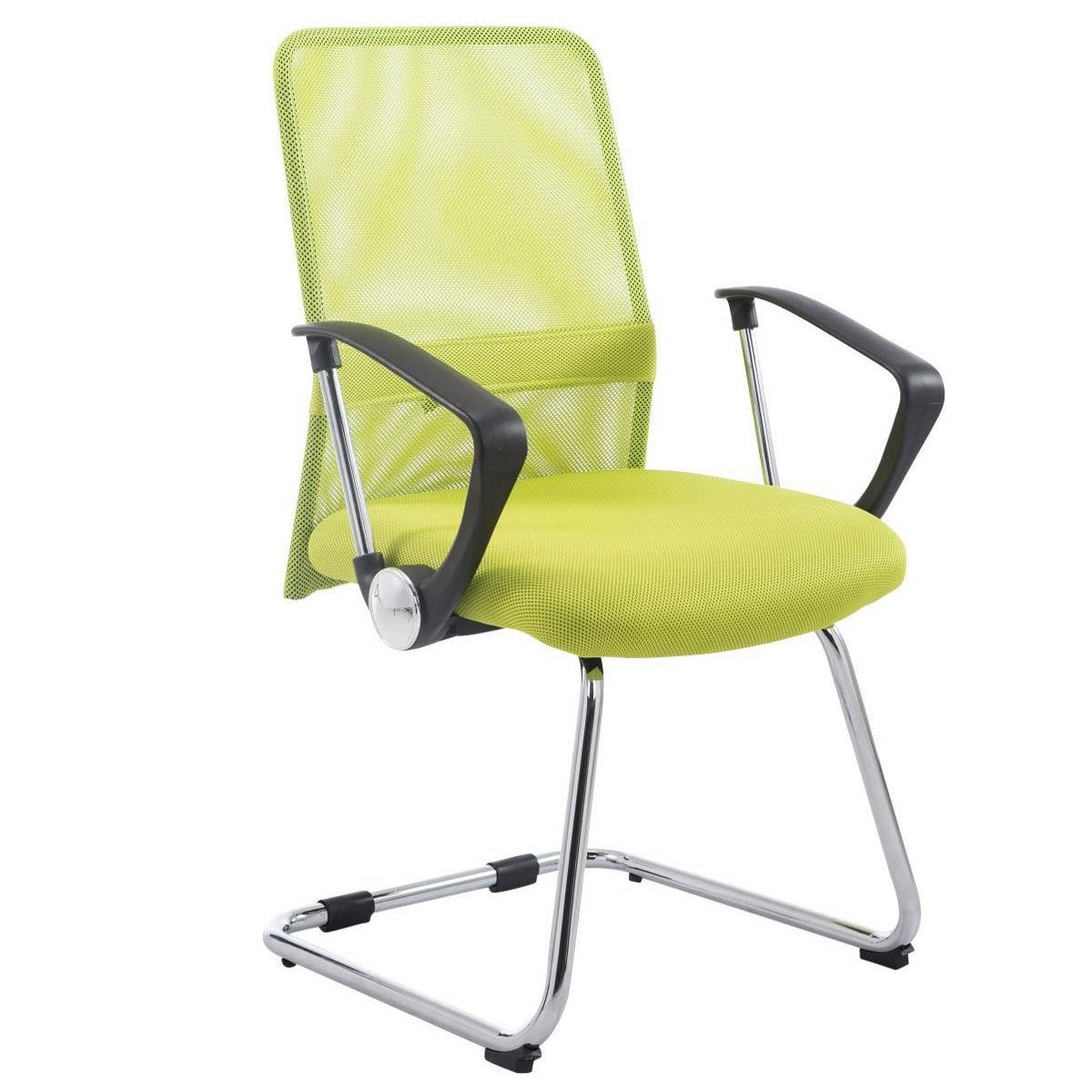 Silla de Confidente ASPEN V, Asiento Acolchado, en Malla Transpirable color Negro