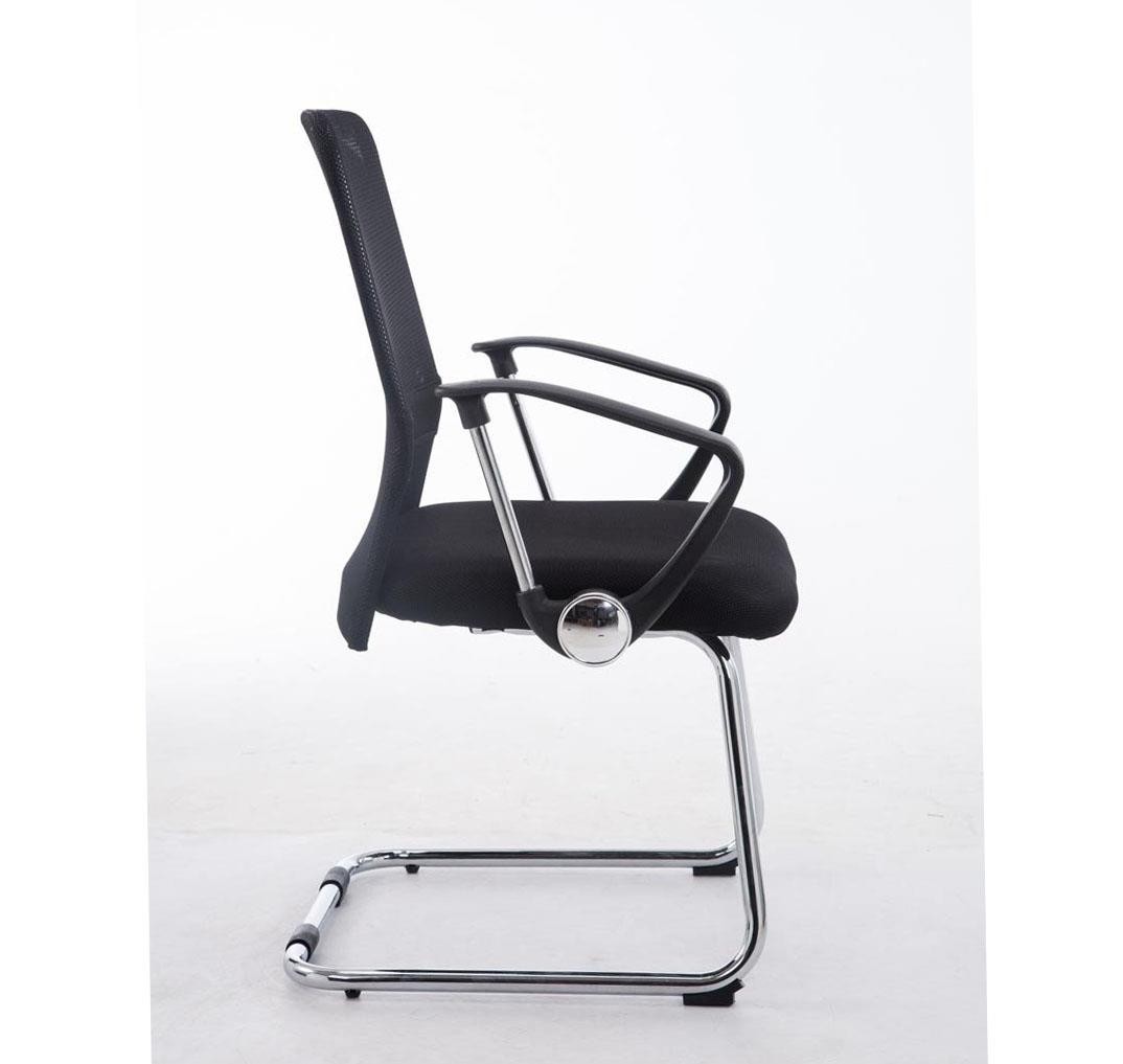 Silla de Confidente ASPEN V, Asiento Acolchado, en Malla Transpirable color Negro