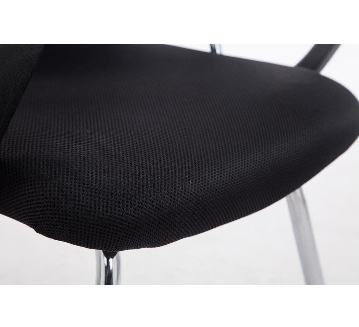Silla de Confidente ASPEN V, Asiento Acolchado, en Malla Transpirable color Negro
