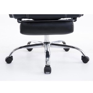 Sillón gaming SPRINT, con reposapiés extensible en malla color negro