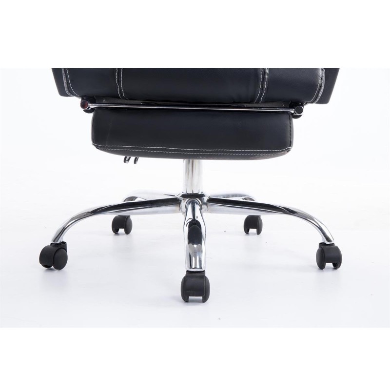 Sillón gaming SPRINT, con reposapiés extensible en malla color negro