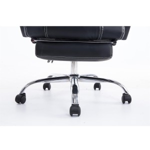 Sillón gaming SPRINT, con reposapiés extensible en malla color negro
