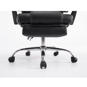 Sillón gaming SPRINT, con reposapiés extensible en malla color negro