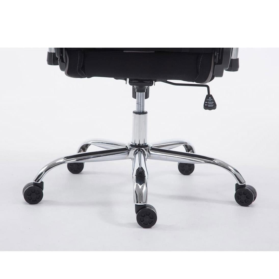Silla Gaming LOGAN TELA, Respaldo Reclinable, Cojines Incluidos, Base de Metal, En Negro/Amarillo