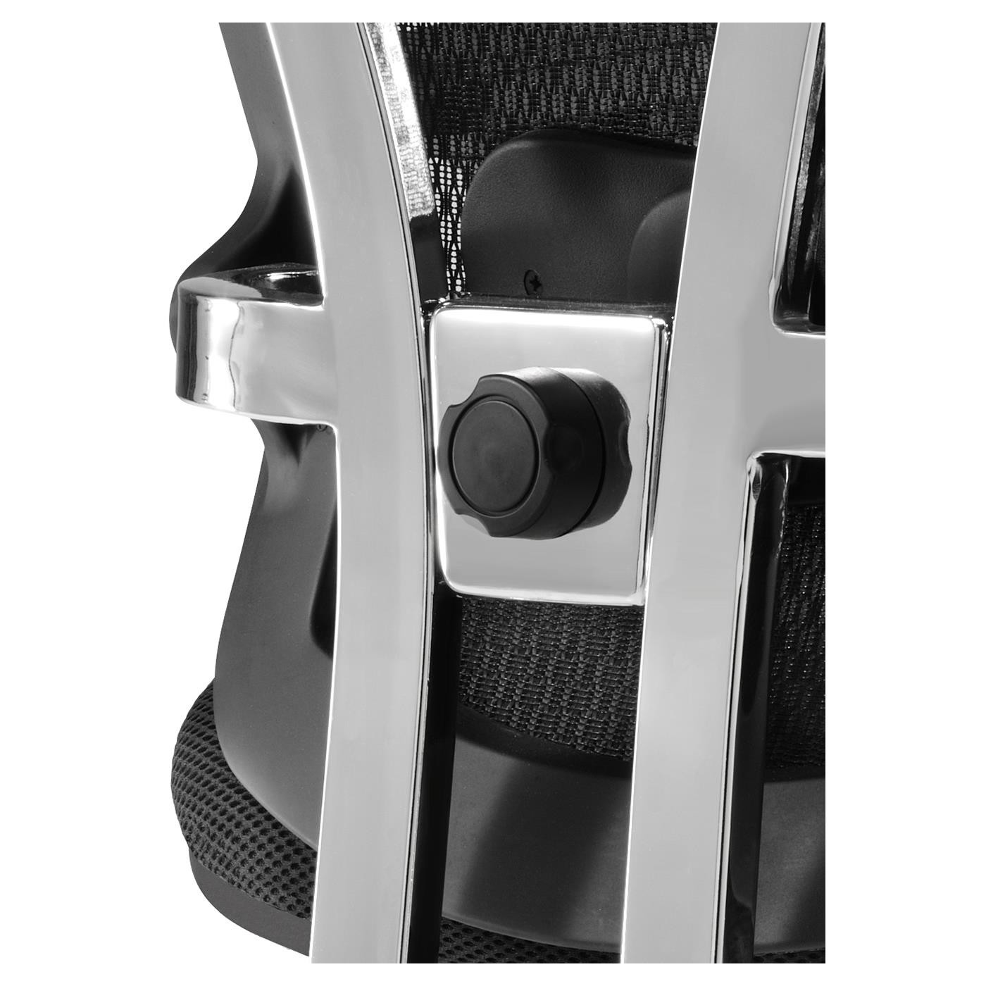 Silla Ergonómica ENOLA, Estructura Metálica, Soporte Lumbar Ajustable, En Negro