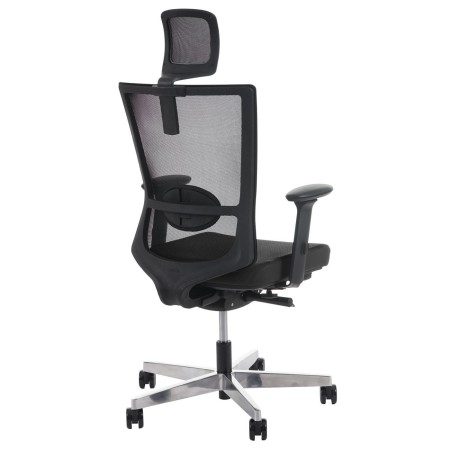 Silla ergonómica NILO PRO, 100% ajustable, en negro 2