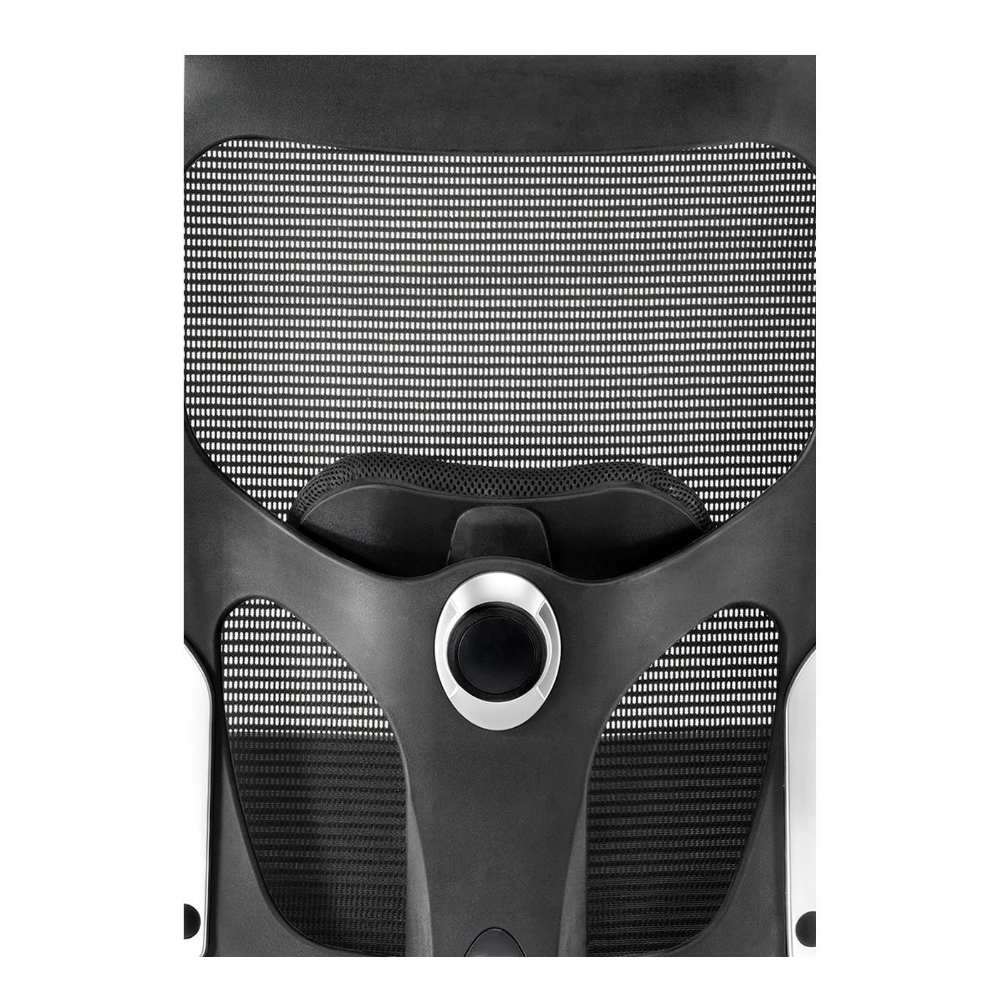 Silla Ergonómica FELIX PRO, Soporte Lumbar Ajustable, Adaptada uso 8h, En Negro