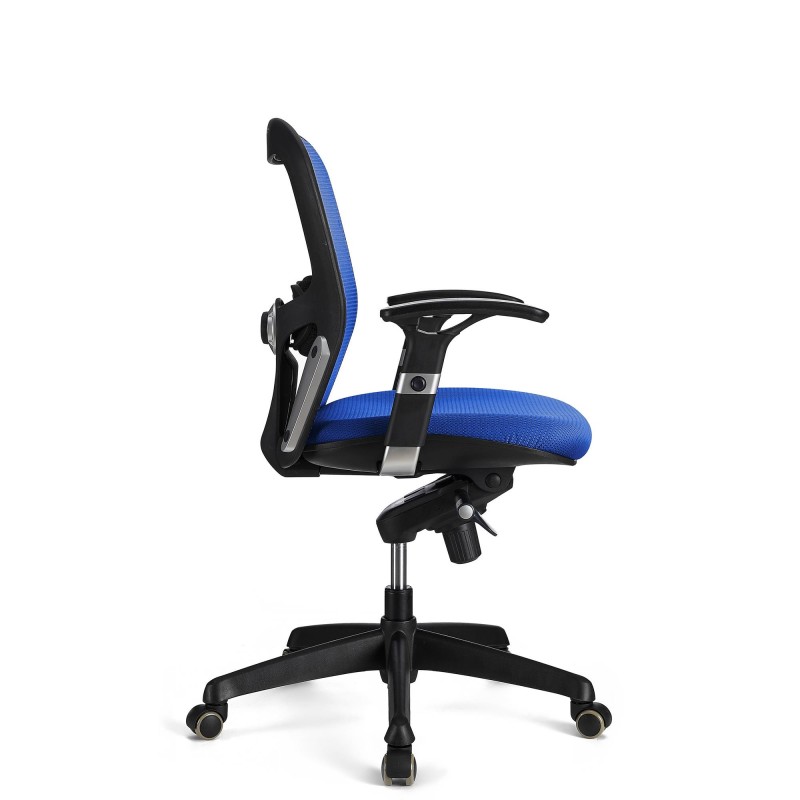Silla ergonómica FELIX , soporte lumbar, en negro