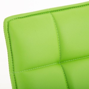 Silla de Oficina BULGARI en piel color negro