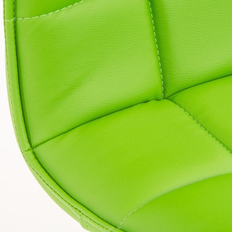 Silla de Oficina BULGARI en piel color negro