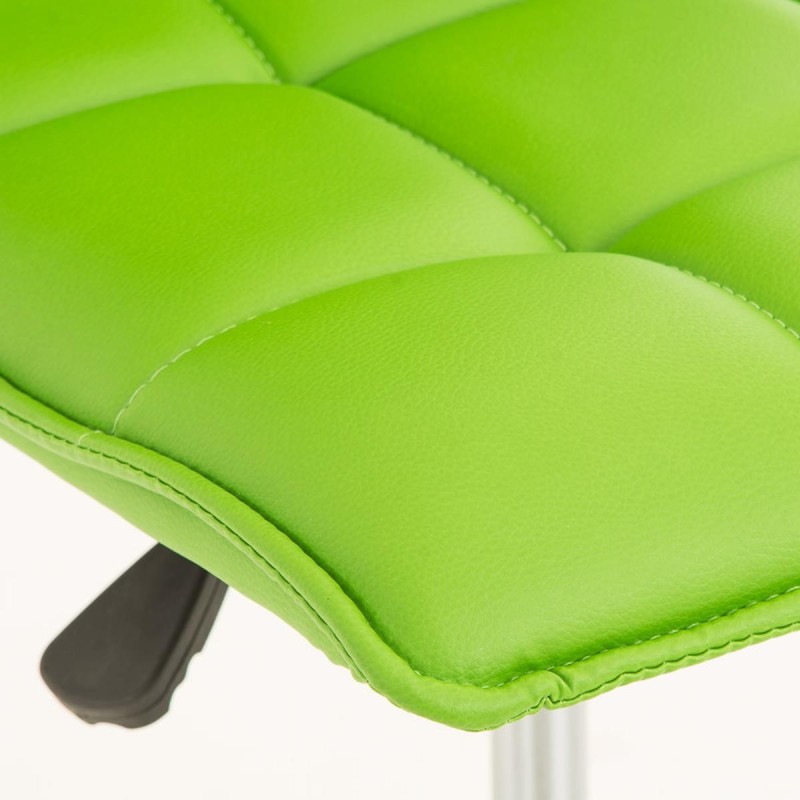 Silla de Oficina BULGARI en piel color negro