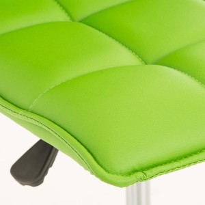 Silla de Oficina BULGARI en piel color negro
