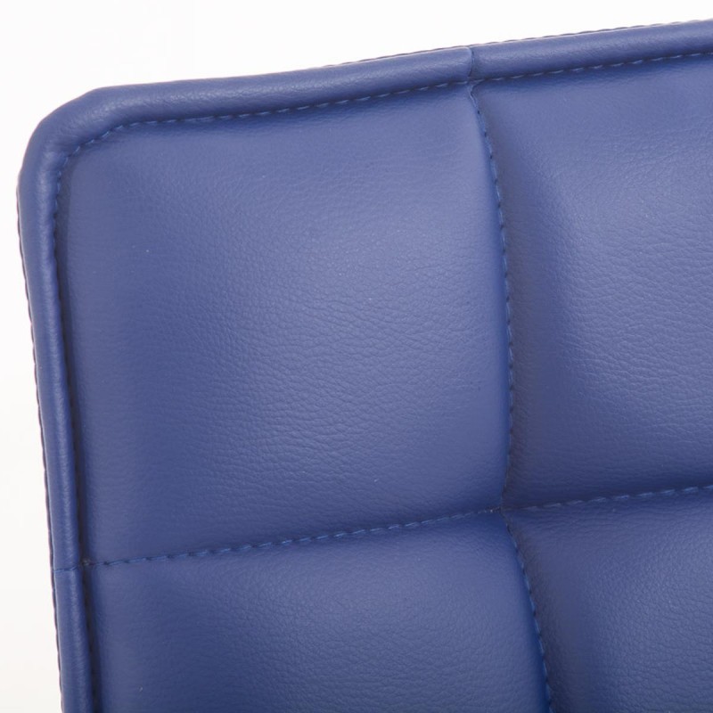 Silla de Oficina BULGARI en piel color negro