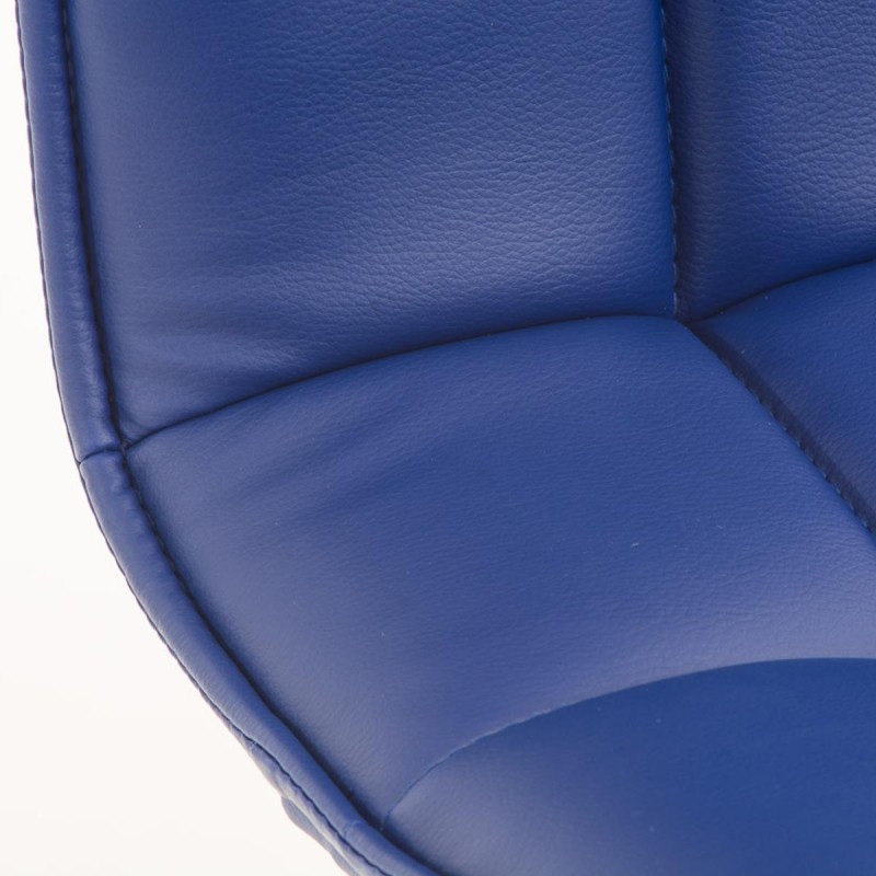 Silla de Oficina BULGARI en piel color negro