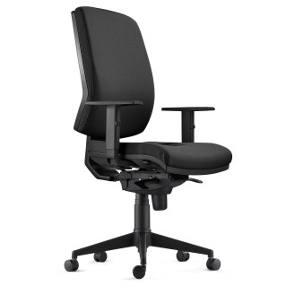Silla Ergonómica OLIVER, tela negra