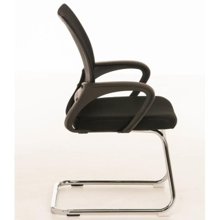 Silla de Confidente SEUL V en malla color negro 2