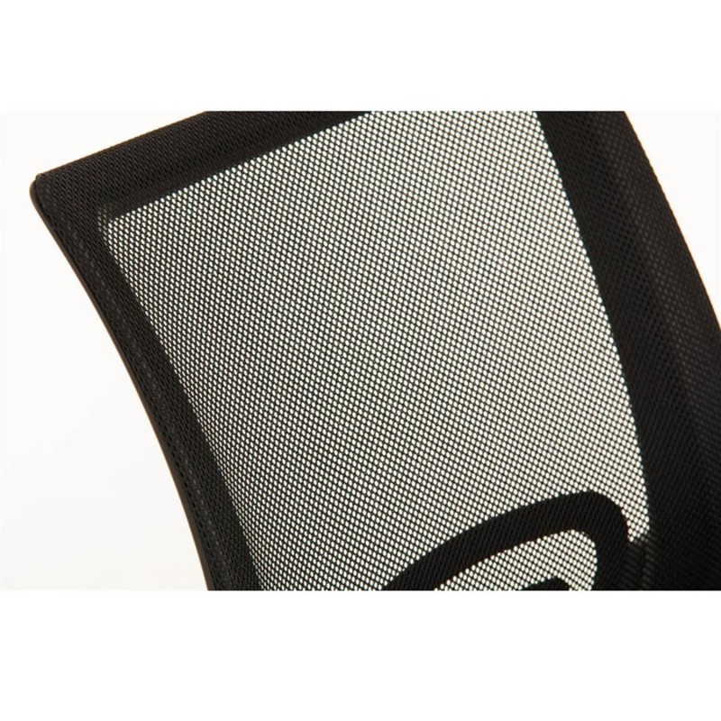 Silla de Confidente SEUL V en malla color negro