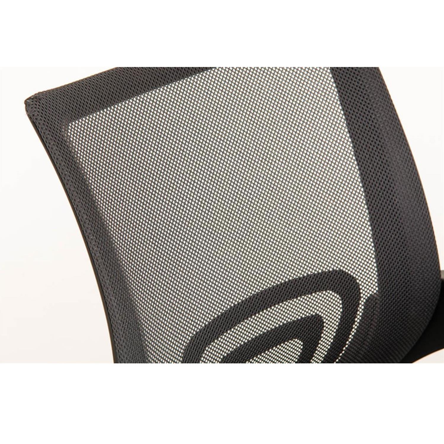 Silla de Confidente SEUL V, Bonito Diseño, Gran Asiento Acolchado, Color Negro