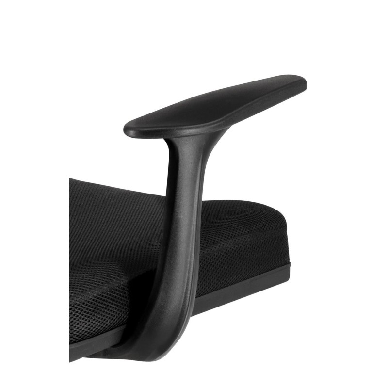Silla de oficina JADE, diseño moderno, en negro