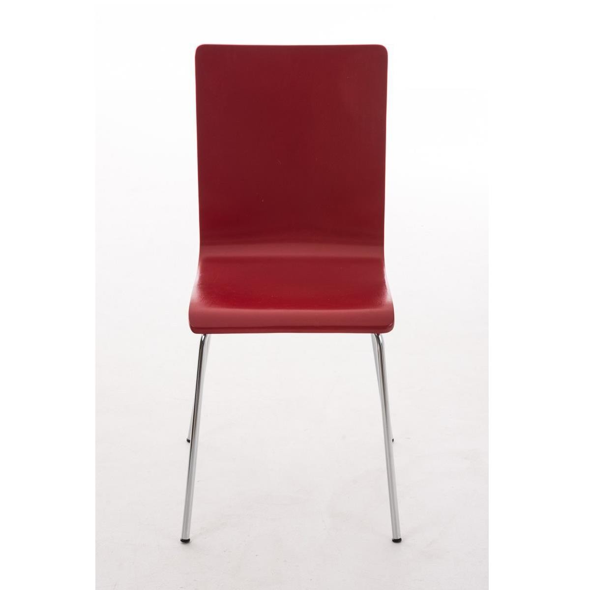 Silla de Confidente PERE, Patas Metálicas, en Madera color Negro