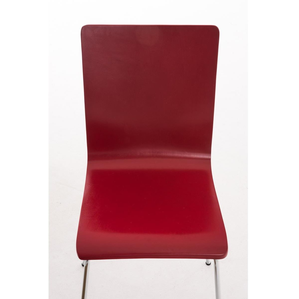 Silla de Confidente PERE, Patas Metálicas, en Madera color Negro