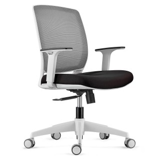 Silla de Oficina MISURI GREY color Gris / Negro