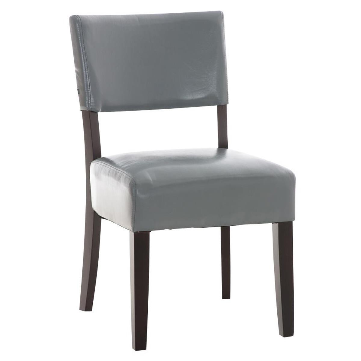 Silla de Confidente CAPULCO, Patas de Madera Marrones, color Negro