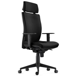Silla Ergonómica MARVEL en Tela color Negro