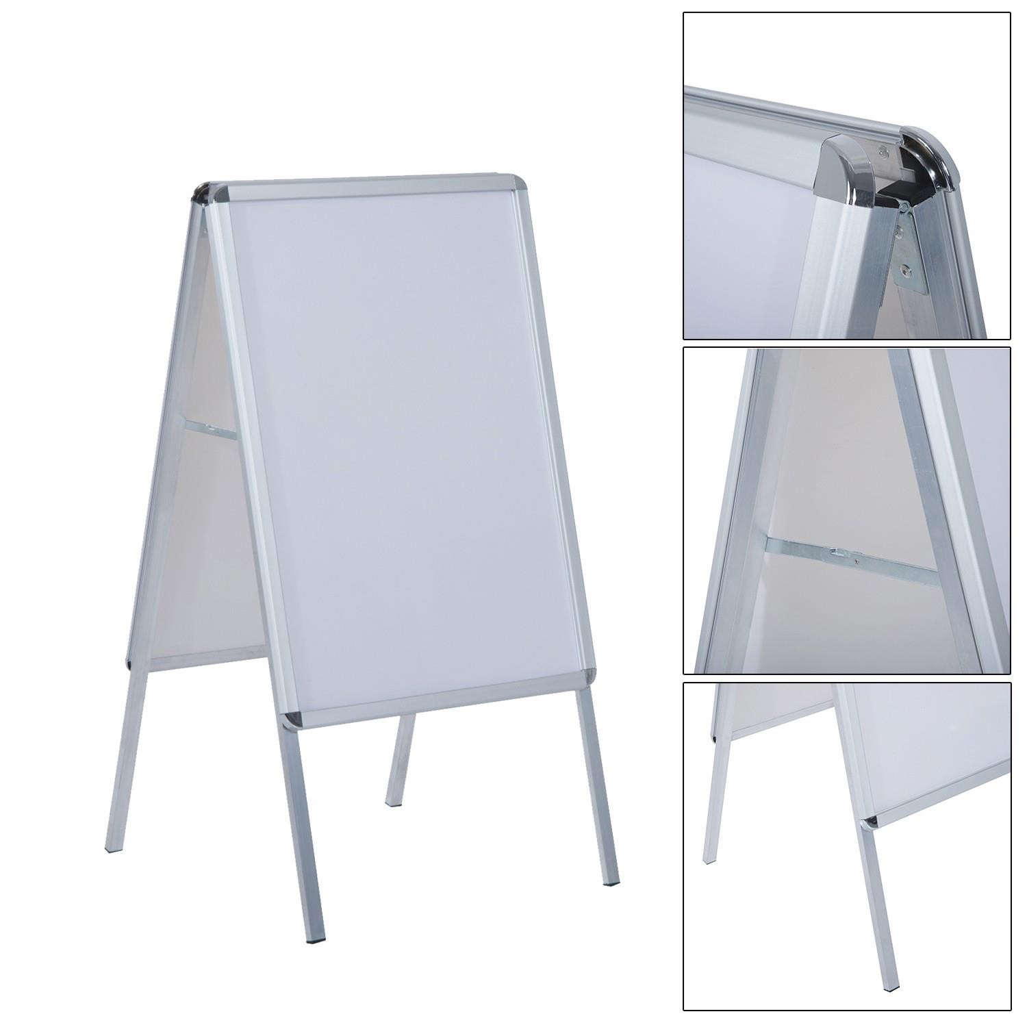 Panel Publicitario de Doble Cara ALEJO, 64x8x121 cm, en Aluminio y PVC