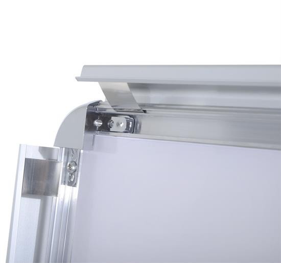 Panel Publicitario de Doble Cara ALEJO, 64x8x121 cm, en Aluminio y PVC