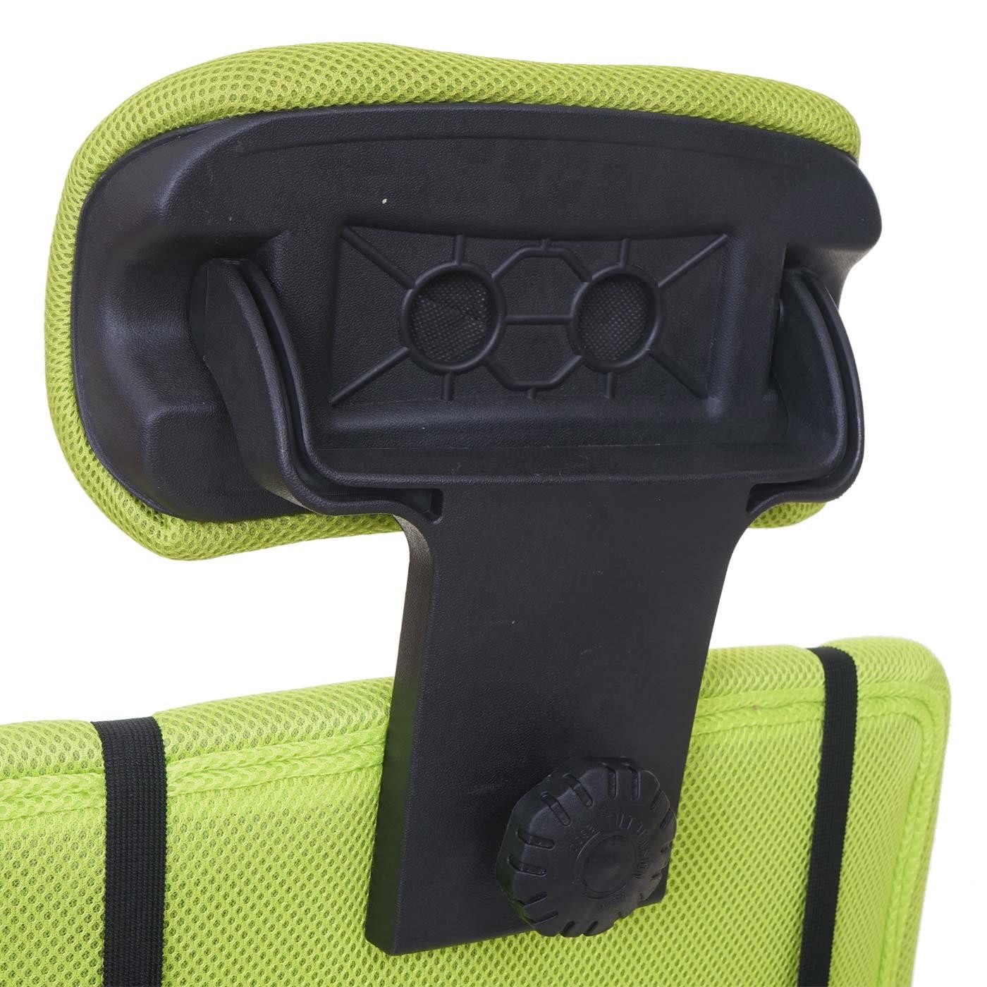 Silla Ergonómica FABIO, Reclinable, con Cojines, en Malla Transpirable color Negro
