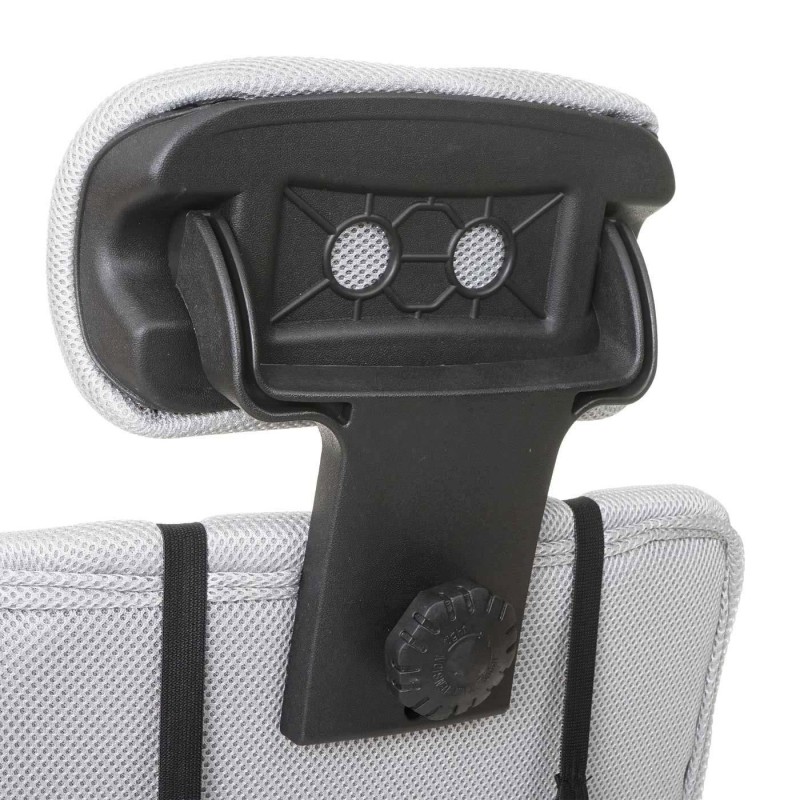 Silla Ergonomica FABIO reclinable, malla color negro