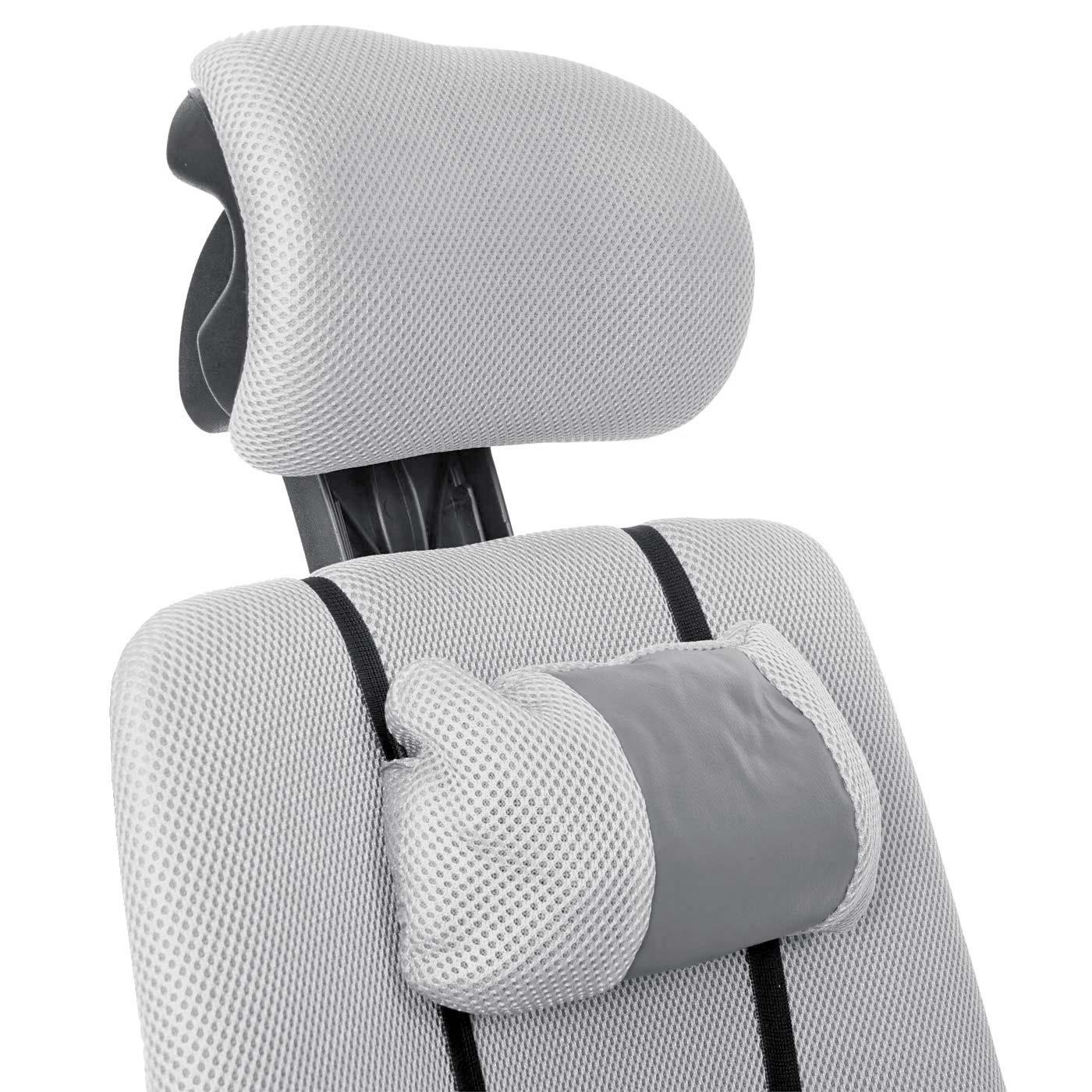 Silla Ergonómica FABIO, Reclinable, con Cojines, en Malla Transpirable color Negro