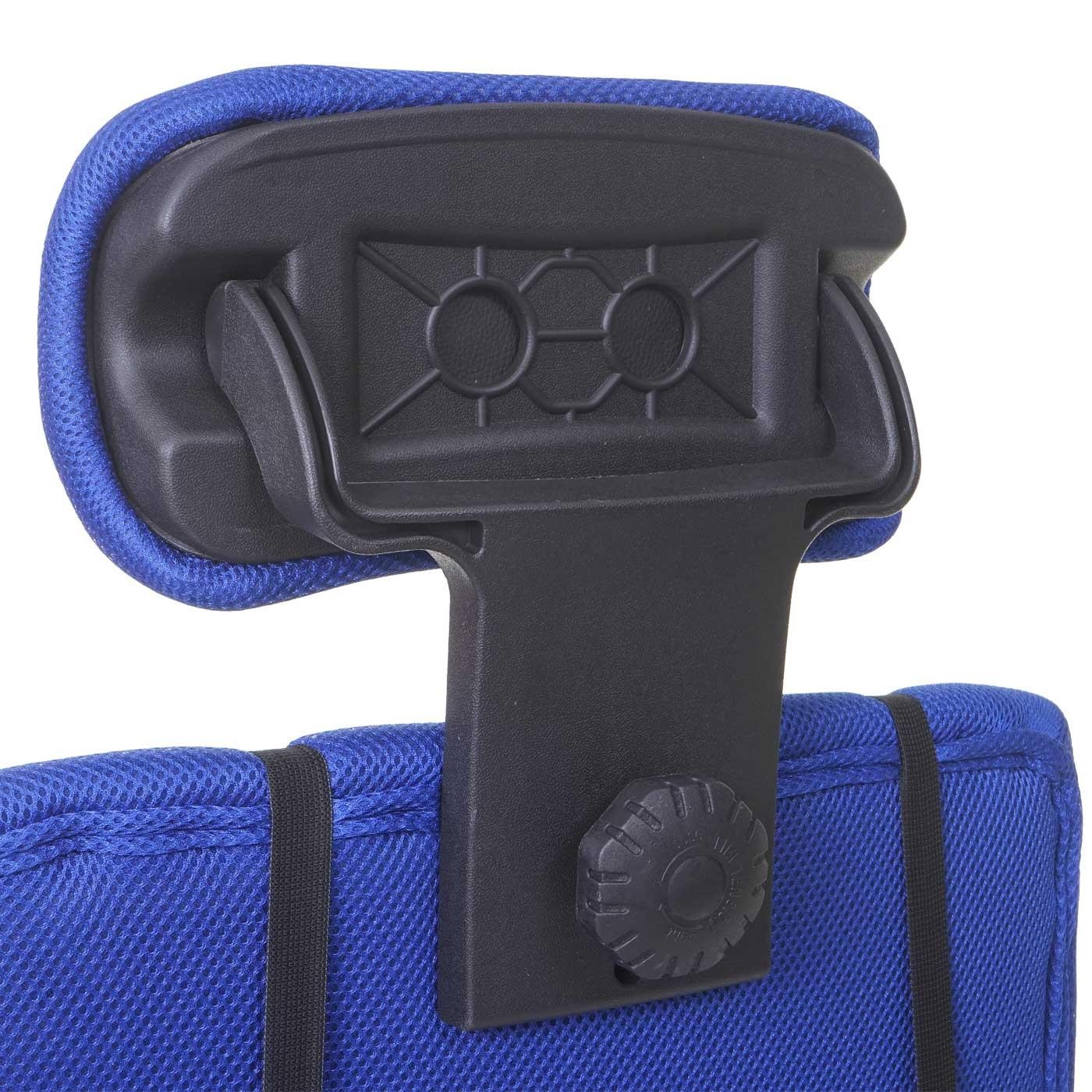 Silla Ergonómica FABIO, Reclinable, con Cojines, en Malla Transpirable color Negro