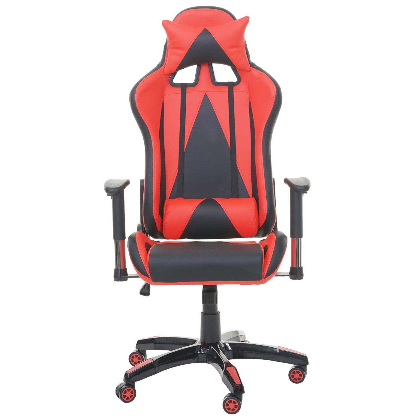 Silla Gaming RACING LUCA, Respaldo Reclinable, Cojines Lumbar y Cervical, En Piel Negro/Azul