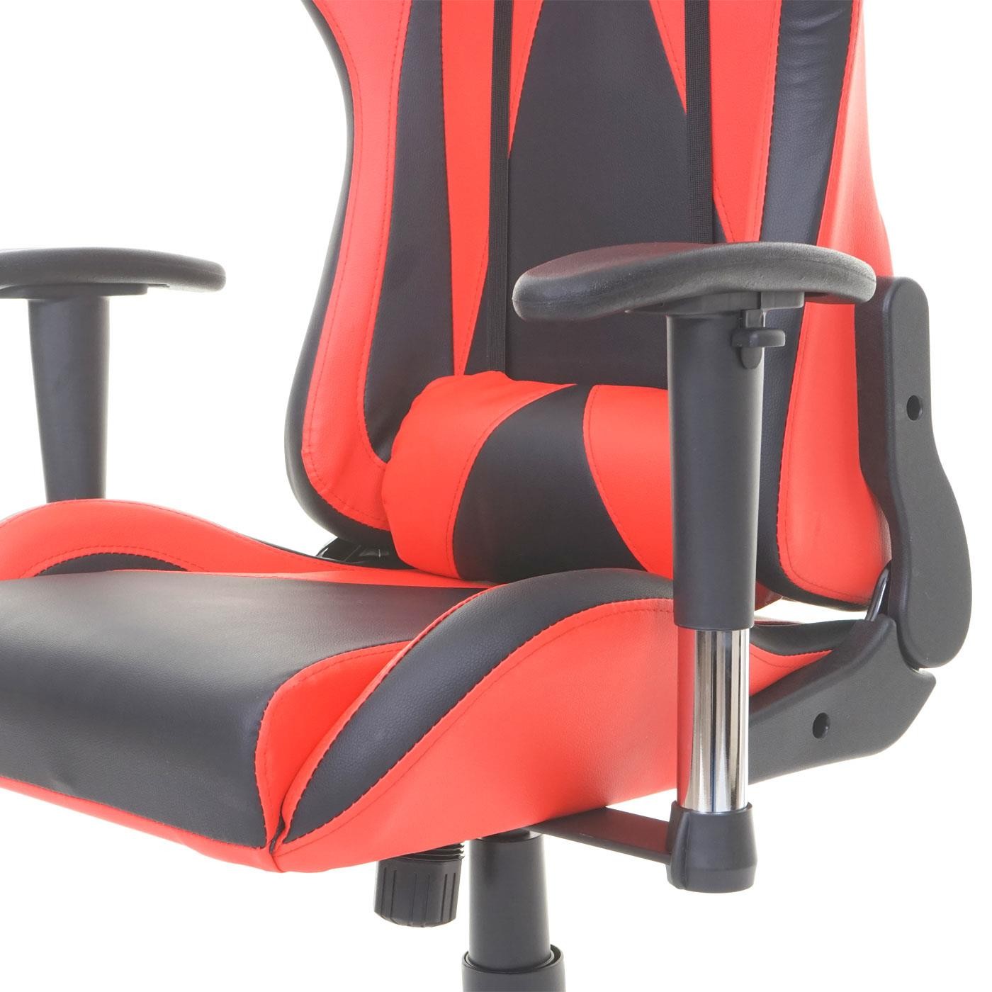 Silla Gaming RACING LUCA, Respaldo Reclinable, Cojines Lumbar y Cervical, En Piel Negro/Azul