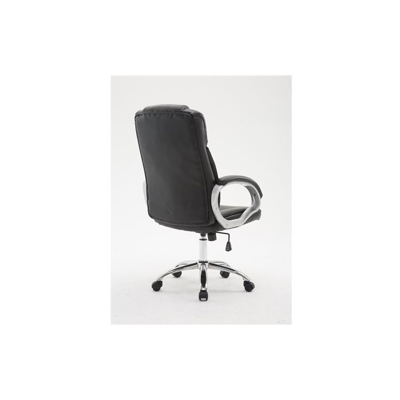 Sillón de oficina LOPE en piel color negro