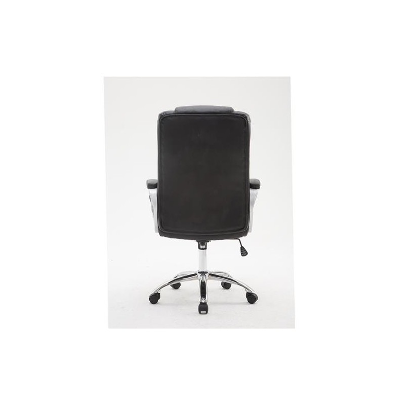 Sillón de oficina LOPE en piel color negro