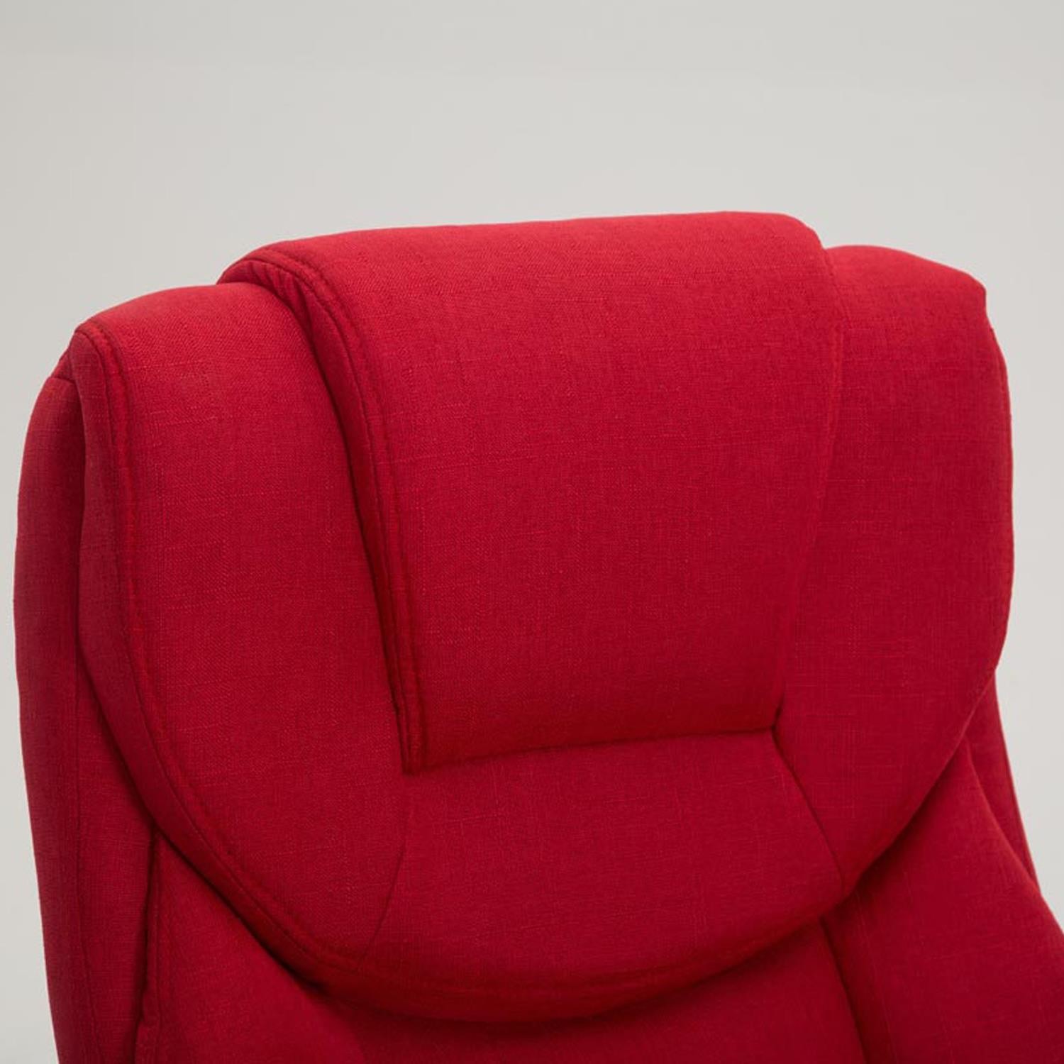 Sillón de oficina BALTIMORE TELA, Gran Acolchado, muy resistente, en color negro