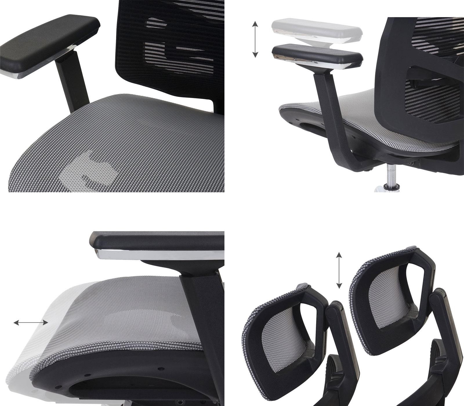 Silla Ergonómica BREND, Soporte Lumbar, Uso 8h, Malla Transpirable Negro