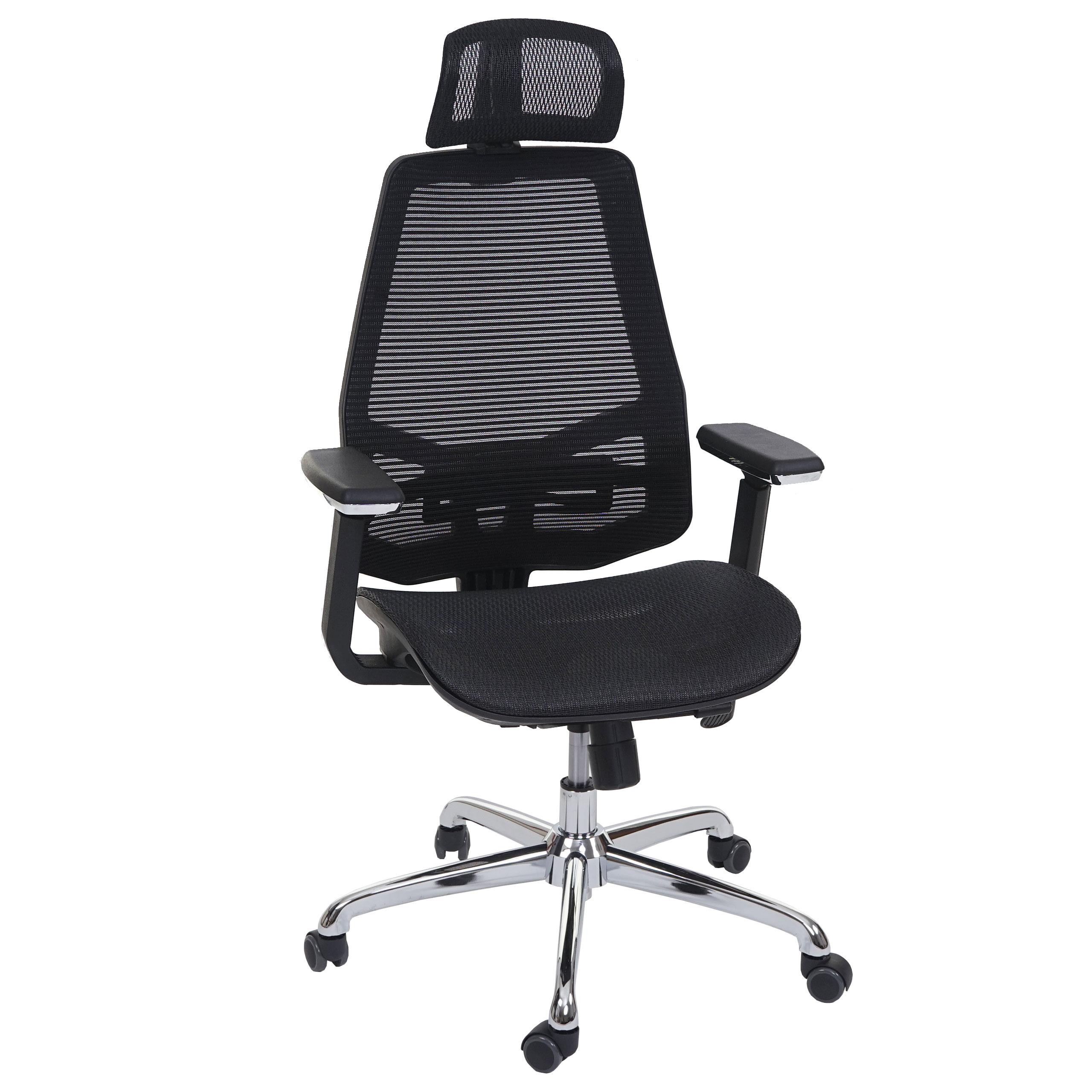 Silla Ergonómica BREND, Soporte Lumbar, Uso 8h, Malla Transpirable Negro
