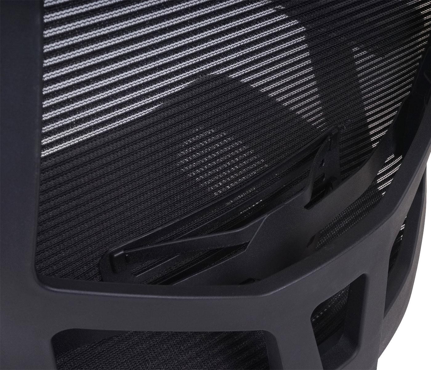 Silla Ergonómica BREND, Soporte Lumbar, Uso 8h, Malla Transpirable Negro