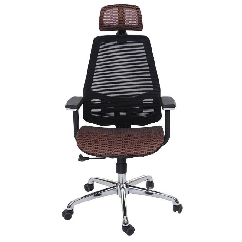 Silla Ergonómica BREND, ajustable, en malla negro