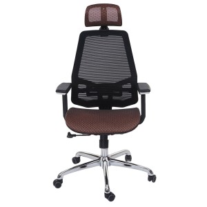 Silla Ergonómica BREND, ajustable, en malla negro