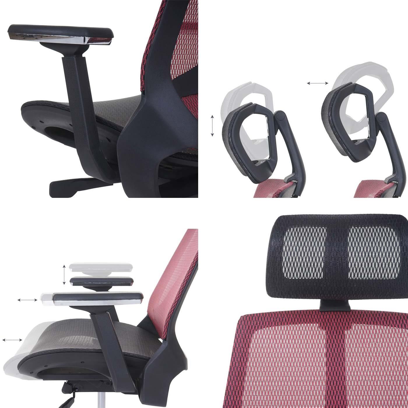 Silla Ergonómica ALAN, Mecanismo Sincronizado, Uso 8 h, En Malla Negro y Gris